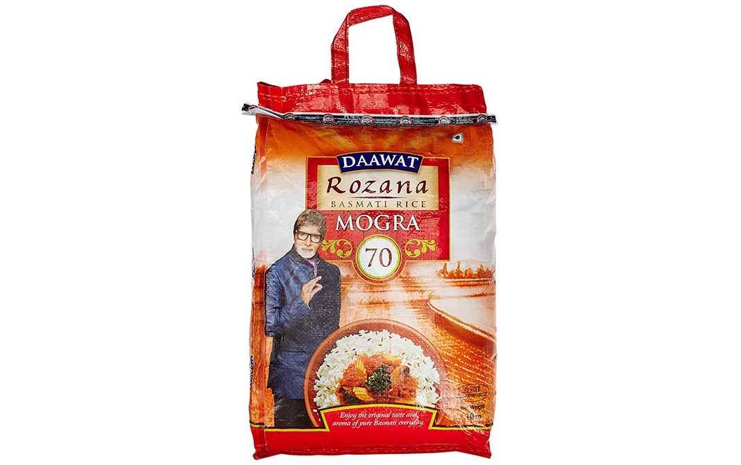 Daawat Rozana Basmati Rice Mogra   Pack  10 kilogram